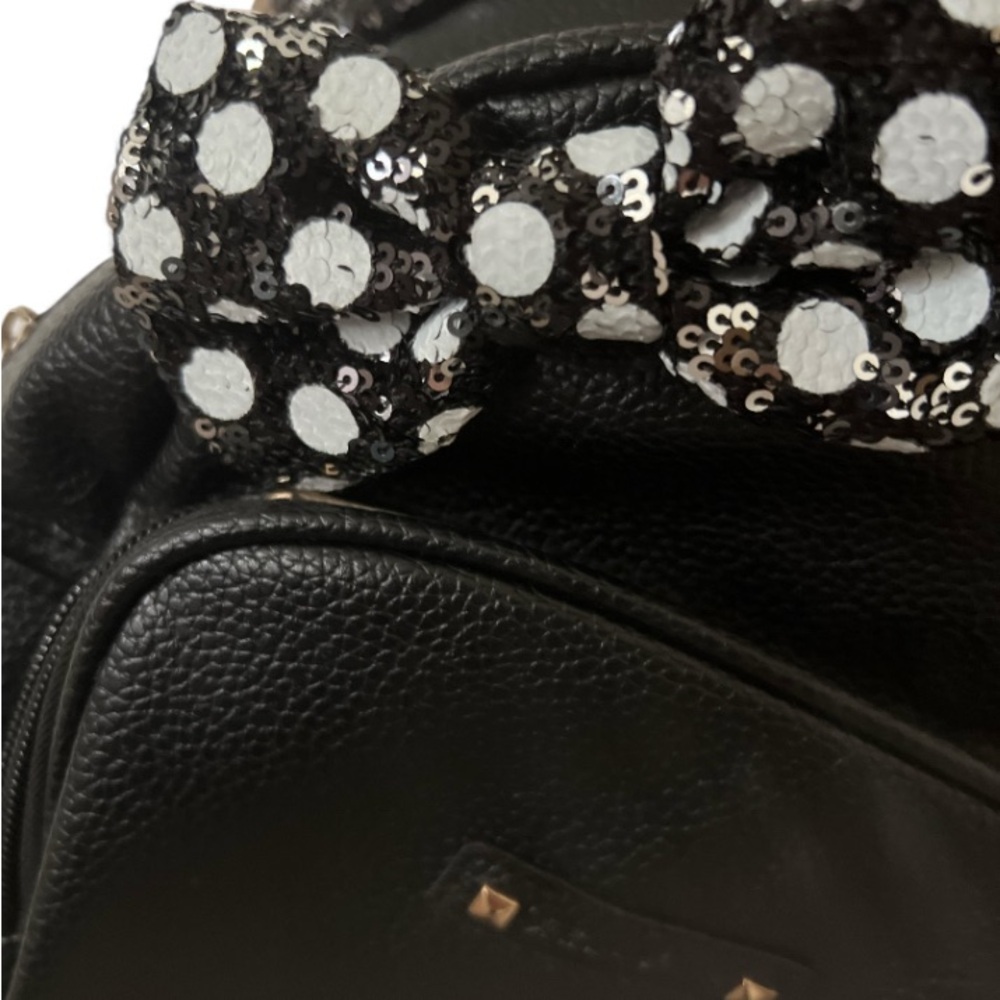 Disney Women’s Black Minnie Mouse Backpack Purse - Picture 3 of 7
